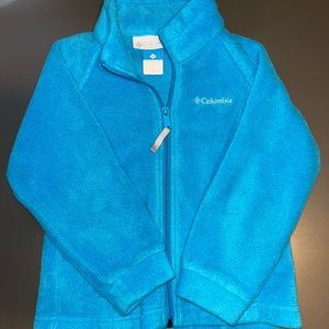 Columbia Fleece Zip Up Blue Size 4/5